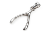 Wishbone Sterling Silver Pendant