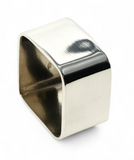 Square Plain 11mm .925 Sterling Silver Ring
