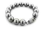 Ball 12mm Bracelet Sterling Silver