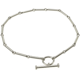 Bar Link Sterling Silver Bracelet