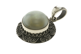 Pearl White Sterling Silver Pendant