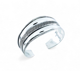 Plain Balinese Sterling Silver Cuff