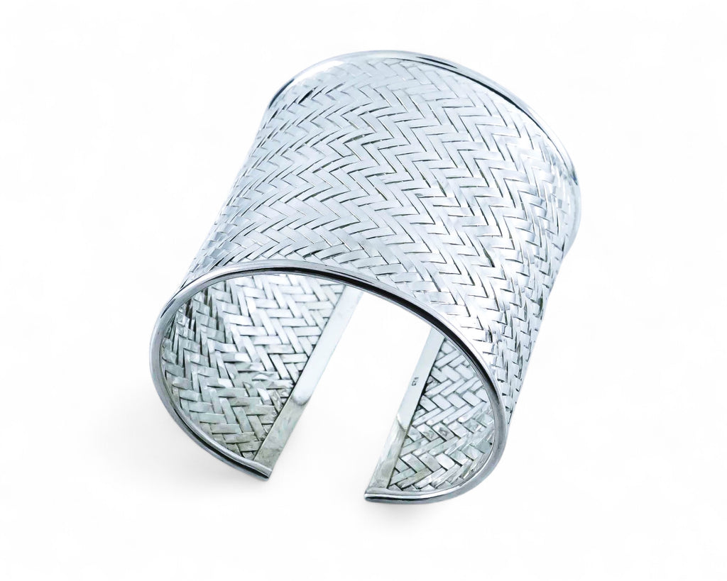Weaved Sterling Silver Cuff