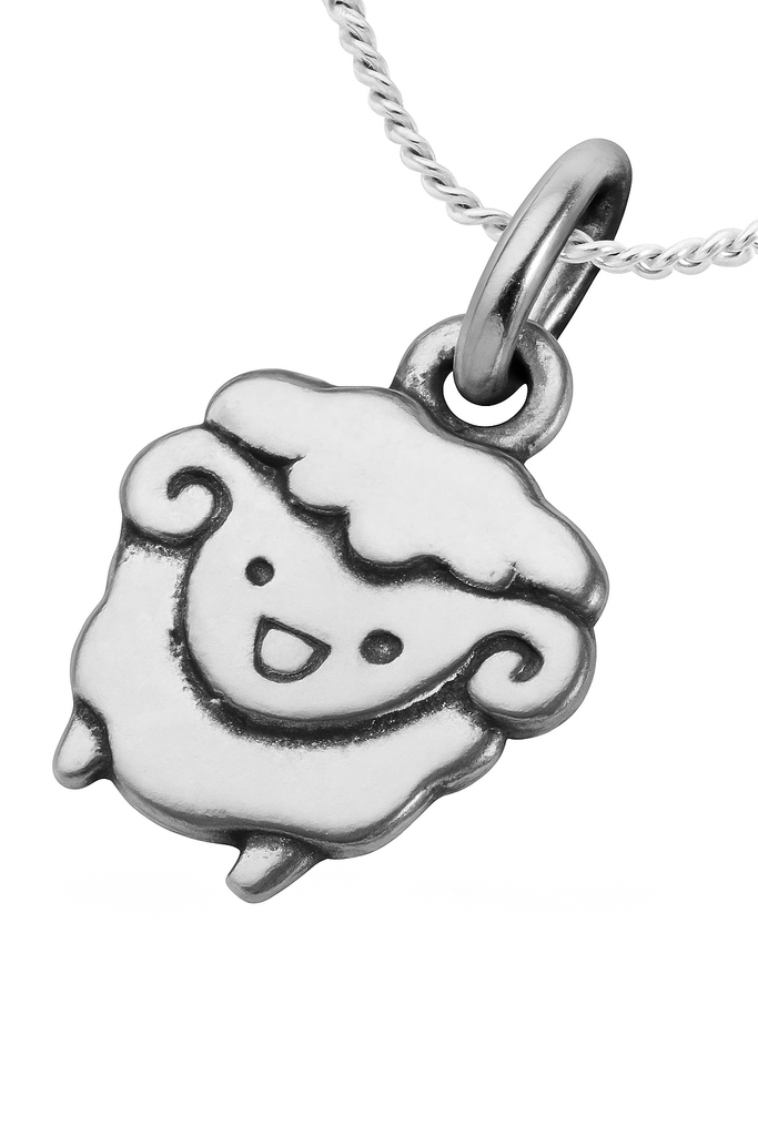 Sheep Charm/Pendant Sterling Silver
