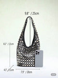 Rivet Woman shoulder Bag