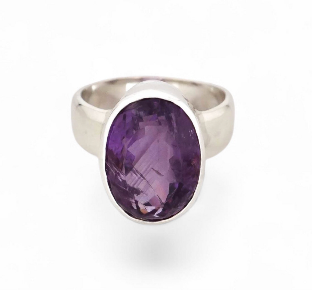 Amethyst Sterling Silver Ring
