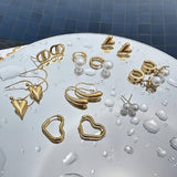 18K Gold Plated Stainless Steel Earrings