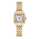 Gold Stainless Steel Quartz Ladies Watch