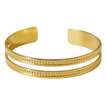 18K Gold Plated Stainless Steel Bracelet