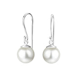 Silver 8mm Pearl Earrings