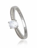 Cubic Zirconia Sterling Silver Ring