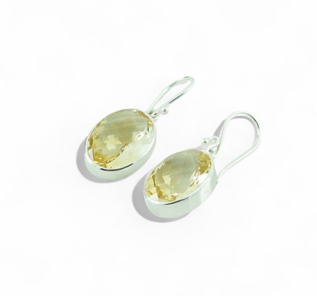 Citrine Sterling Silver Earring