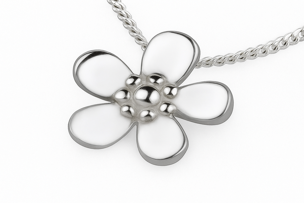 Daisy Sterling Silver Charm/Pendant