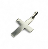Cross Plain Sterling Silver