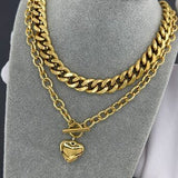 18K Gold Plated Stainless Steel Necklace