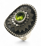 Peridot Sterling Silver Ring