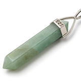 Crystal Aquamarine Double Terminated Pendant