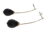 Onyx Faceted .925 Sterling Silver Drop Earring