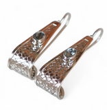 Blue Topaz Sterling Silver Earrings