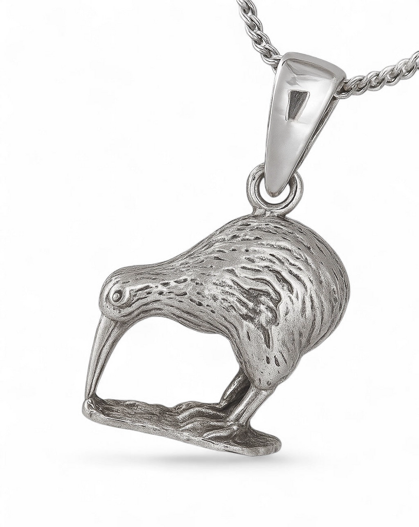 Kiwi Sterling Silver Pendant