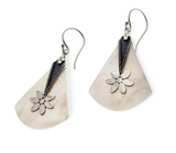 Mother of Pearl and .925 Sterling Silver Earrings