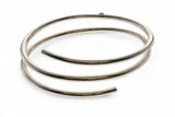 Coil Two Spring 5mm Sterling Silver Bangle