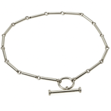 Bar Link Sterling Silver Bracelet