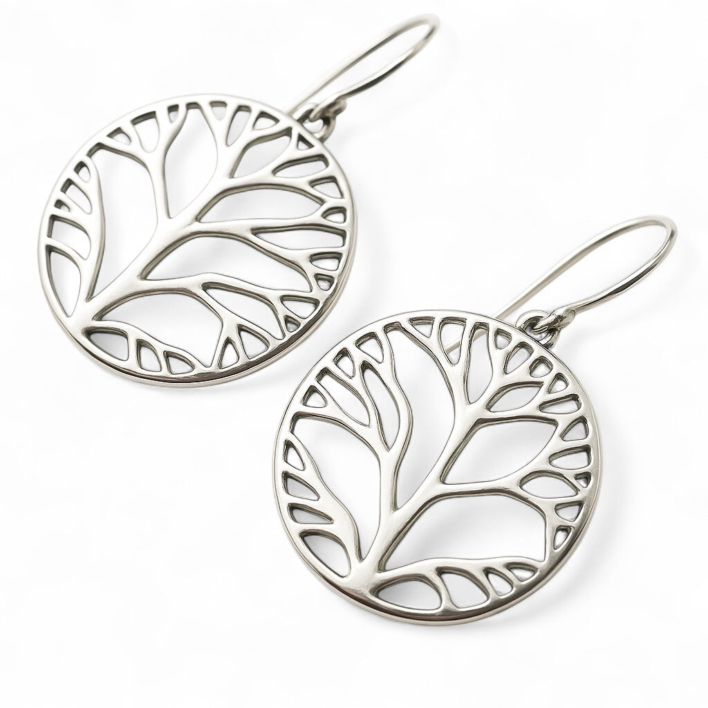 Tree of Life Sterling Silver Earrings