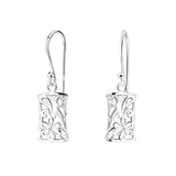 Silver Flower Earrings