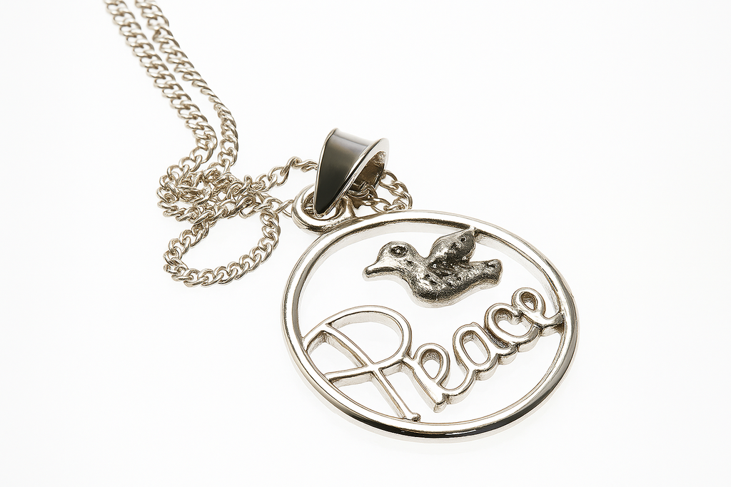 Angel Peace Sterling Silver Necklace