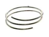 Coil Two Spring 5mm Sterling Silver Bangle