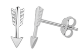 Arrow Single .925 Sterling Silver Earrings