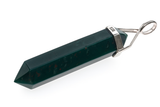Crystal Bloodstone Double Terminated Sterling Silver Pendant