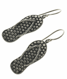 Thong Dotted Sterling Silver Earring