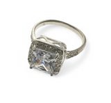 Cubic Zirconia Sterling Silver Ring