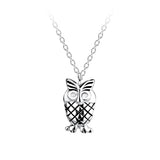 Silver Owl Necklace