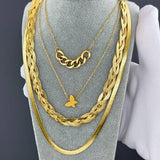 18K Gold Plated Stainless Steel Necklace