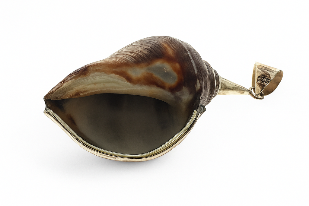 Shell Cone .925 Sterling Silver Pendant