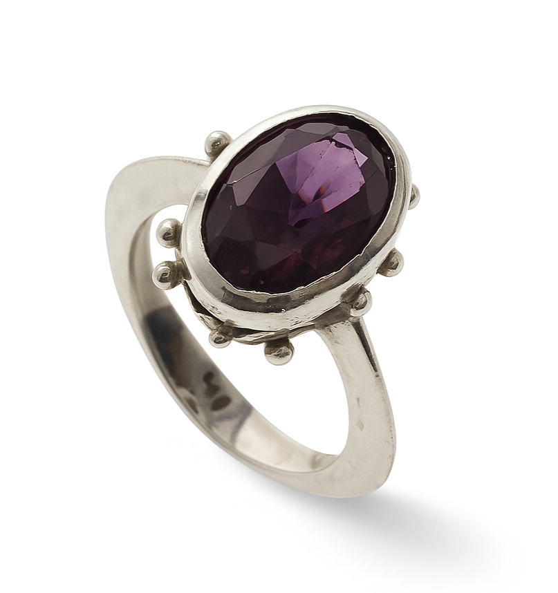 Amethyst Sterling Silver Ring