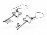 Key Sterling Silver Earring