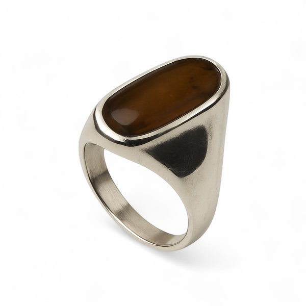 Tigers Eye Sterling Silver Ring