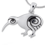 Kiwi Koru Sterling Silver Pendant