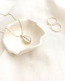 Clay white trinket shell