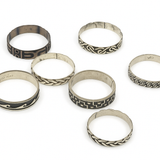 Oxidised Mini Sterling Silver Ring - Different designs