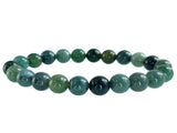 Stone Moss Agate Stone Bracelet