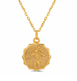 Coin 18K Gold Plated 925 Sterling Silver Coin Necklace