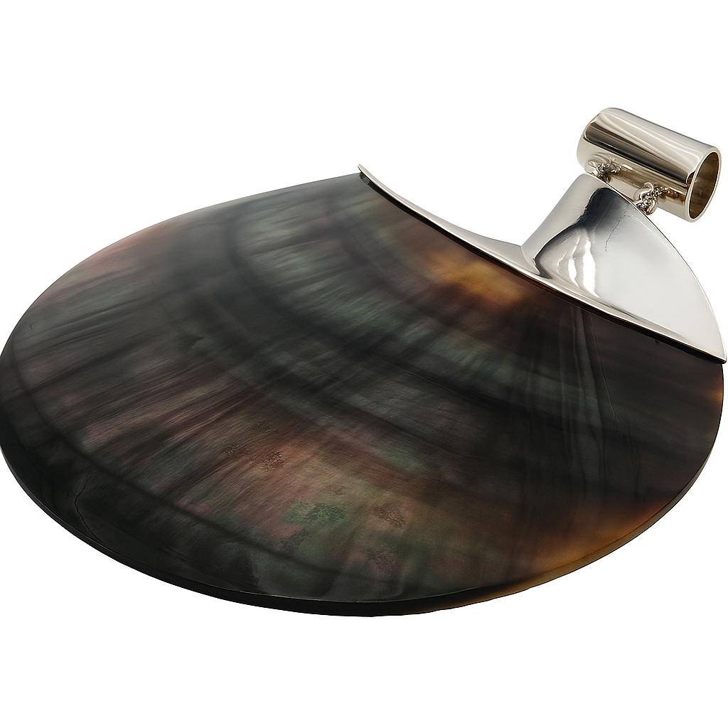 Shell Irridescent .925 Sterling Silver Pendant
