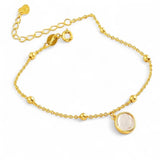 Gold Plated Water Drop Bracelet