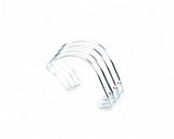 Plain Spring Sterling Silver Cuff