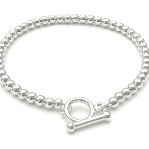 Ball 4mm Bracelet Sterling Silver